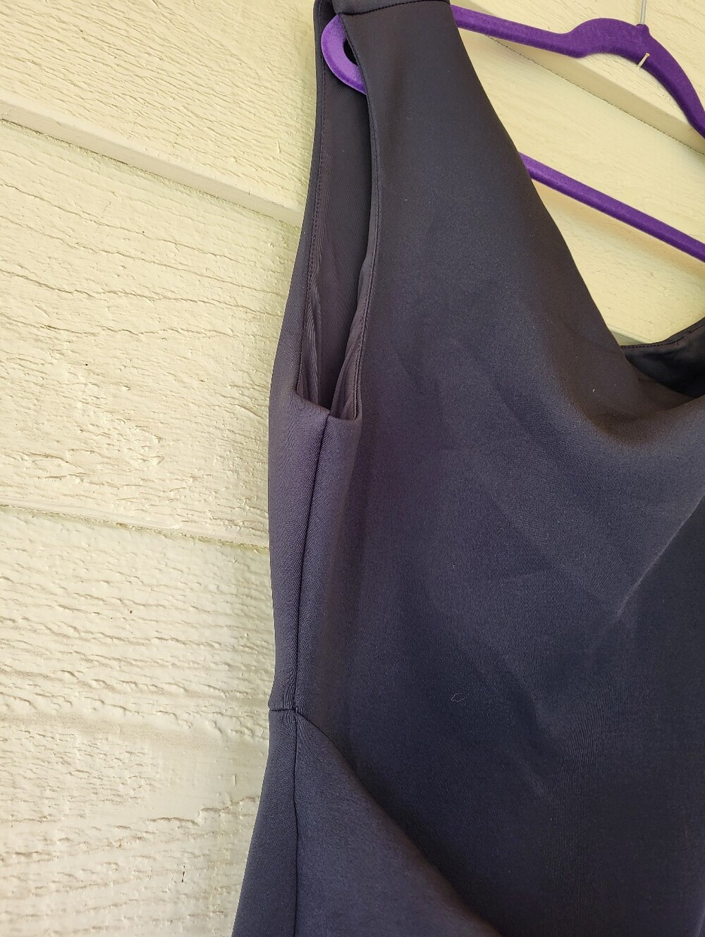 ASOS Black Sculpted Ruched Scuba Maxi Dress Size 14 NWT High-Low - Picture 7 of 16